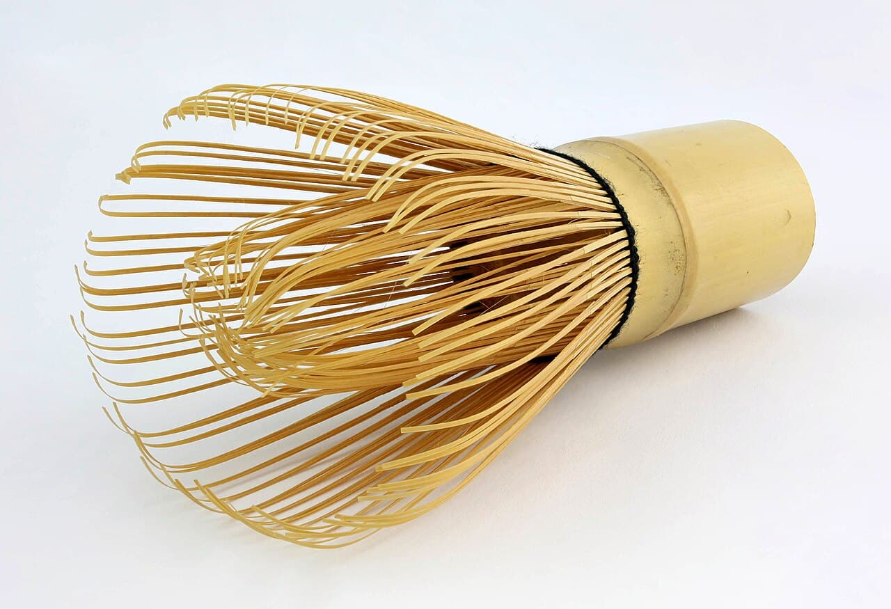 A traditional bamboo chasen (matcha whisk) — the tool this article's alternatives are measured against